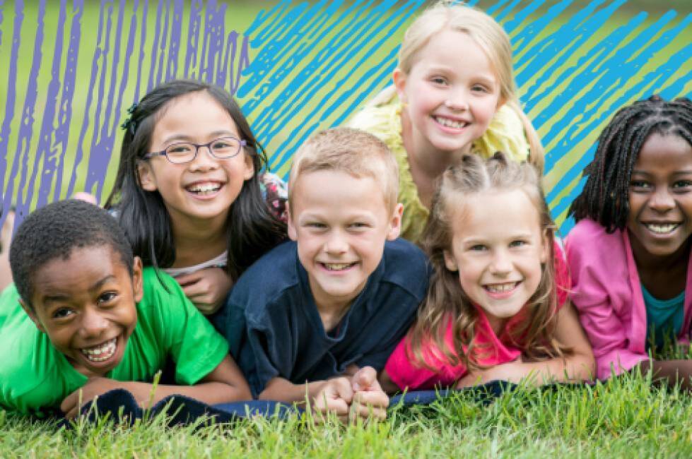 Children laughing